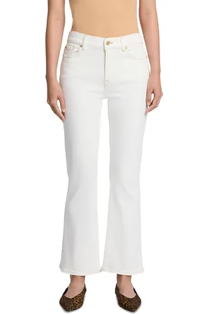 7 for all Mankind Daisy High Rise Ankle Bootcut Jeans in