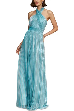 Halston Heritage Leilani Pleated Gown
