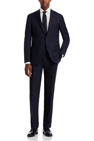 CANALI Siena Tonal Herringbone Stripe Classic Fit Suit