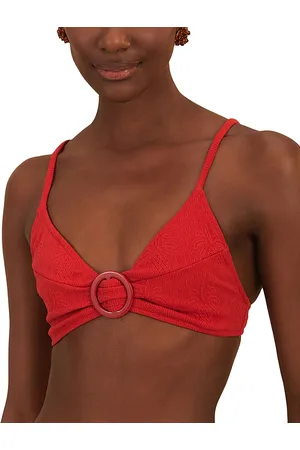 Farm Rio Matelasse Pineapple Bikini Top