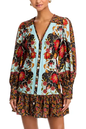 Farm Rio Flowing Beauty Mini Dress