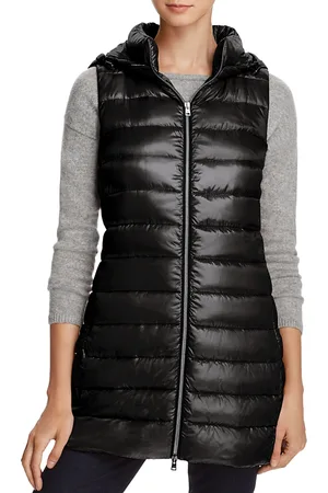 HERNO Hooded Long Down Vest