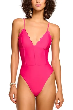 Ramy Brook Mikayla Scalloped One Piece Swimsuit