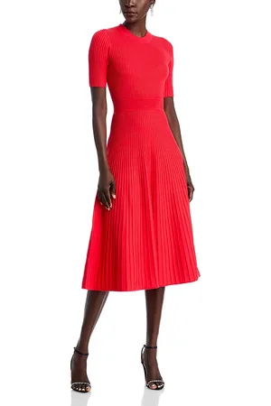 ELIE TAHARI The Kaya Rib Knit Sweater Dress