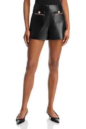 Generation Love Lavonne Chain Faux Leather Shorts