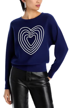 ELIE TAHARI Heart Stitch Sweater