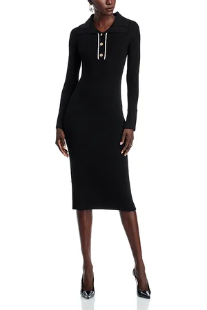 ELIE TAHARI The Zadie Rib Knit Bodycon Dress