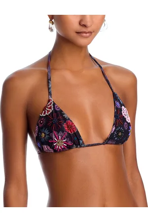 Peixoto Fifi Seashell Print Triangle Bikini Top