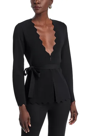 ELIE TAHARI Serenda Belted Sweater