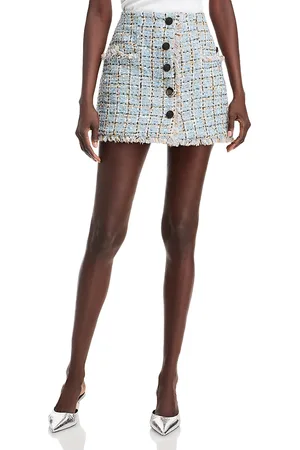 Toccin Ariel Tweed Mini Skirt