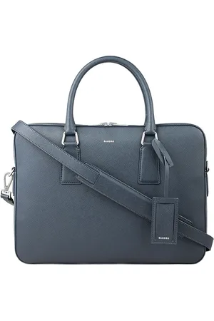 Sandro Downtown Large Saffiano Leather Briefcase