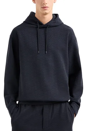 Emporio Armani Jacquard Logo Hooded Sweatshirt