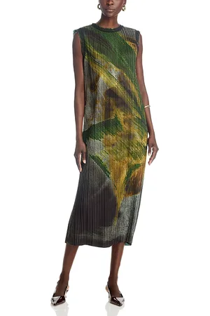 Jason Wu Pleated Midi Shift Dress