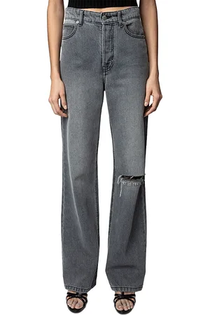 Zadig & Voltaire Evy Ripped Flared Jeans in