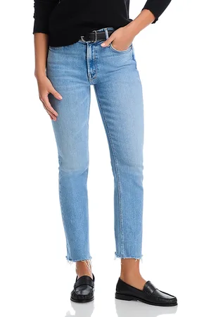 Mother Petites Lil Mid Rise Dazzler Ankle Jeans in