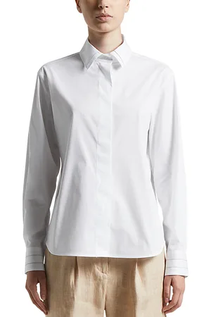 PESERICO SIGN Hidden Button Blouse