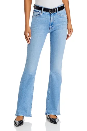 Mother The Weekender Mid Rise Flared Jeans in