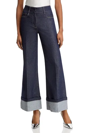 Generation Love Raquelita Sheen High Rise Wide Leg Jeans in
