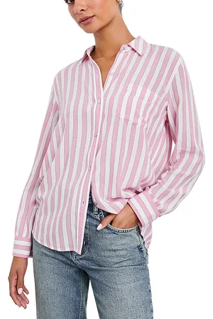 Rails Wren Striped Button Front Blouse
