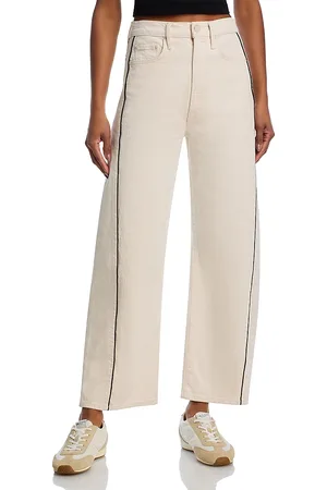 Mother The Half Piped High Rise Cropped Jeans in
