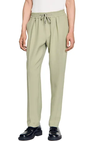 Sandro Straight Leg Drawstring Trousers