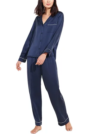 Eberjey Inez Washable Silk Long Pajama Set