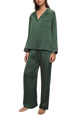 Eberjey Inez Washable Silk Long Pajama Set
