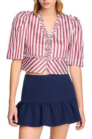 Sandro Striped Blouse