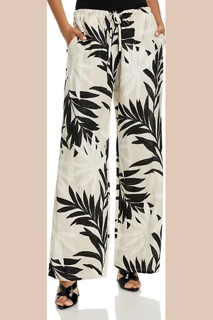 Bella Dahl Palm Print Pants