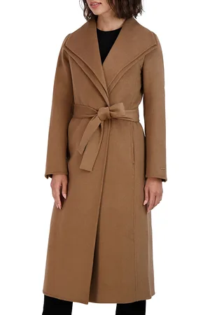 ELIE TAHARI Elliot Belted Wrap Coat