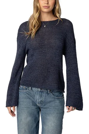 Edikted Drop Shoulder Light Knit Sweater