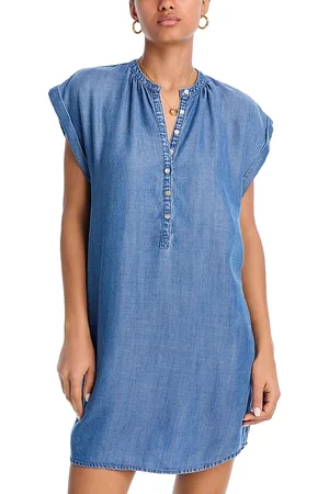 Bella Dahl Cap Sleeve Henley Dress