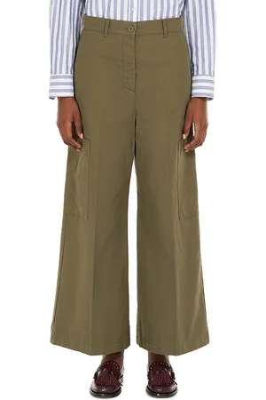 Max Mara Quiz Cropped Wide Leg Pants