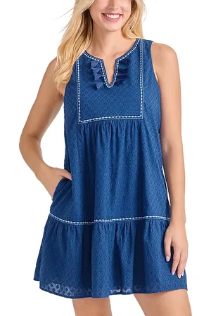 Tommy Bahama Tassel Trim Swim Cover-Up Dress