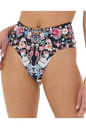 Camilla High Waist Floral Print Bikini Bottoms
