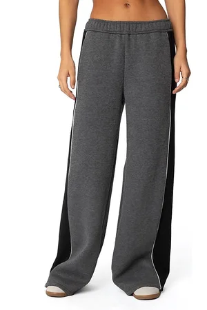 Edikted Contrast Panel Sweatpants