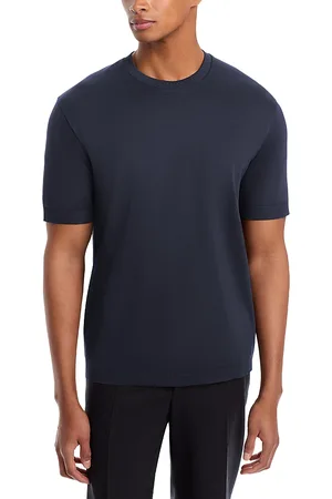 HERNO Double Layered Short Sleeve Knit Tee