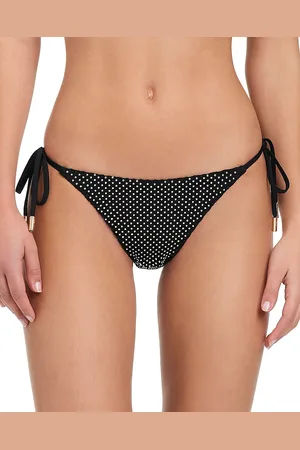 Red Carter Side Tie Bikini Bottom
