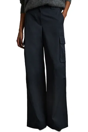 Reiss Ava Wide Leg Combat Trousers