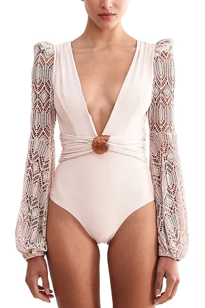 PATBO Seashell Long Sleeve One Piece Swimsuit