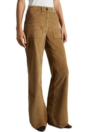 Reiss Marie Corduroy Flared Trousers