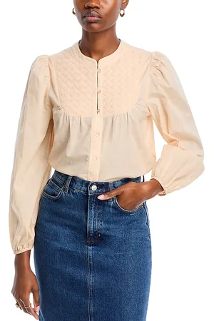 Cupio Lattice Bib Blouse