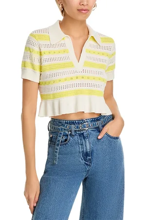 Cinq A Sept Elvire Knit Polo Sweater