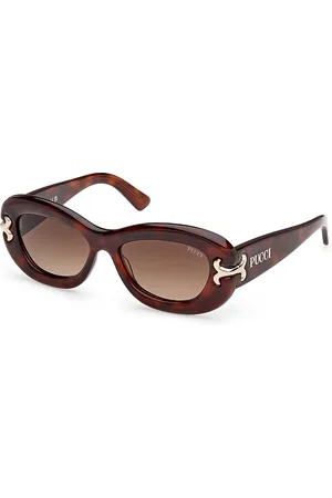 Puccini Geometric Sunglasses, 52mm