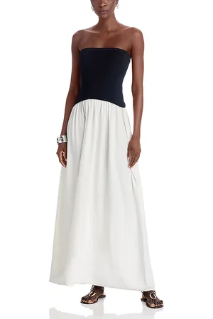 Solid Strapless Soglio Dress