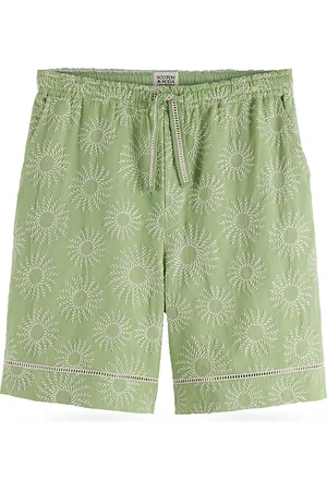 Scotch&Soda Embroidered 7.87 Bermuda Shorts