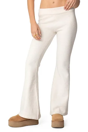 Edikted Plush Flared Pants