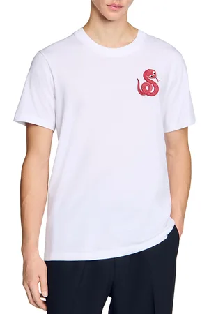 Sandro Snake Graphic Tee