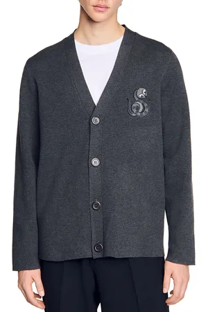Sandro Snake Detail Cardigan