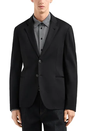 Emporio Armani Regular Fit Stretch Jersey Blazer